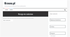 Desktop Screenshot of krasna.pl